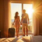 para w pokoju hotelowym